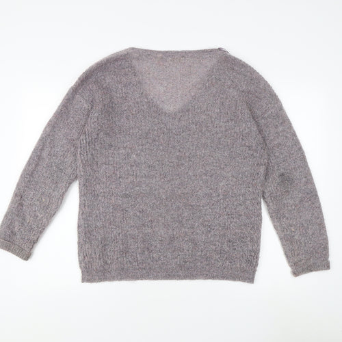 Fat Face Women's Purple Pullover Jumper, Size 12