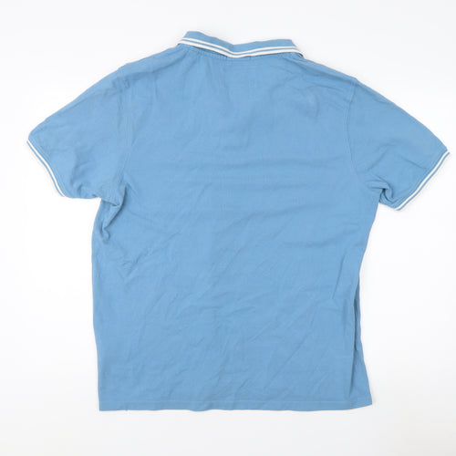 Jack Wills Men's Blue Polo Shirt Size L, Regular Fit