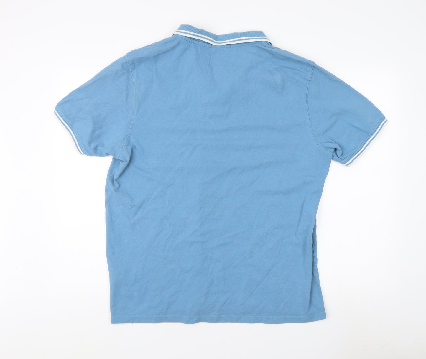 Jack Wills Men's Blue Polo Shirt Size L, Regular Fit