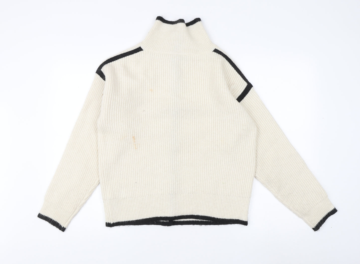 Mint Velvet Women's Ivory Cardigan S - High Neck, Button