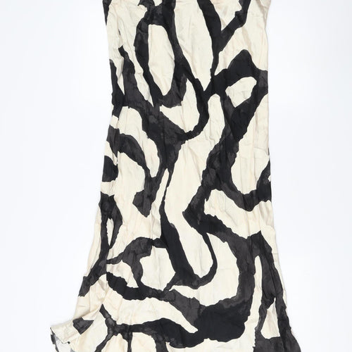 H&M Women's Multicoloured L Skirt, Animal Print