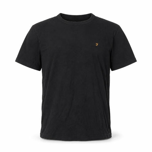 Farah Men's Black Organic Cotton T-Shirt L