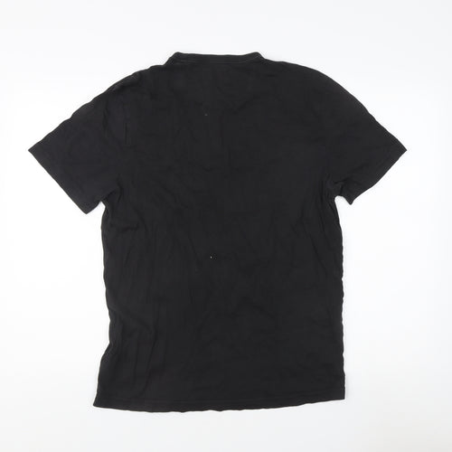 Farah Men's Black Organic Cotton T-Shirt L
