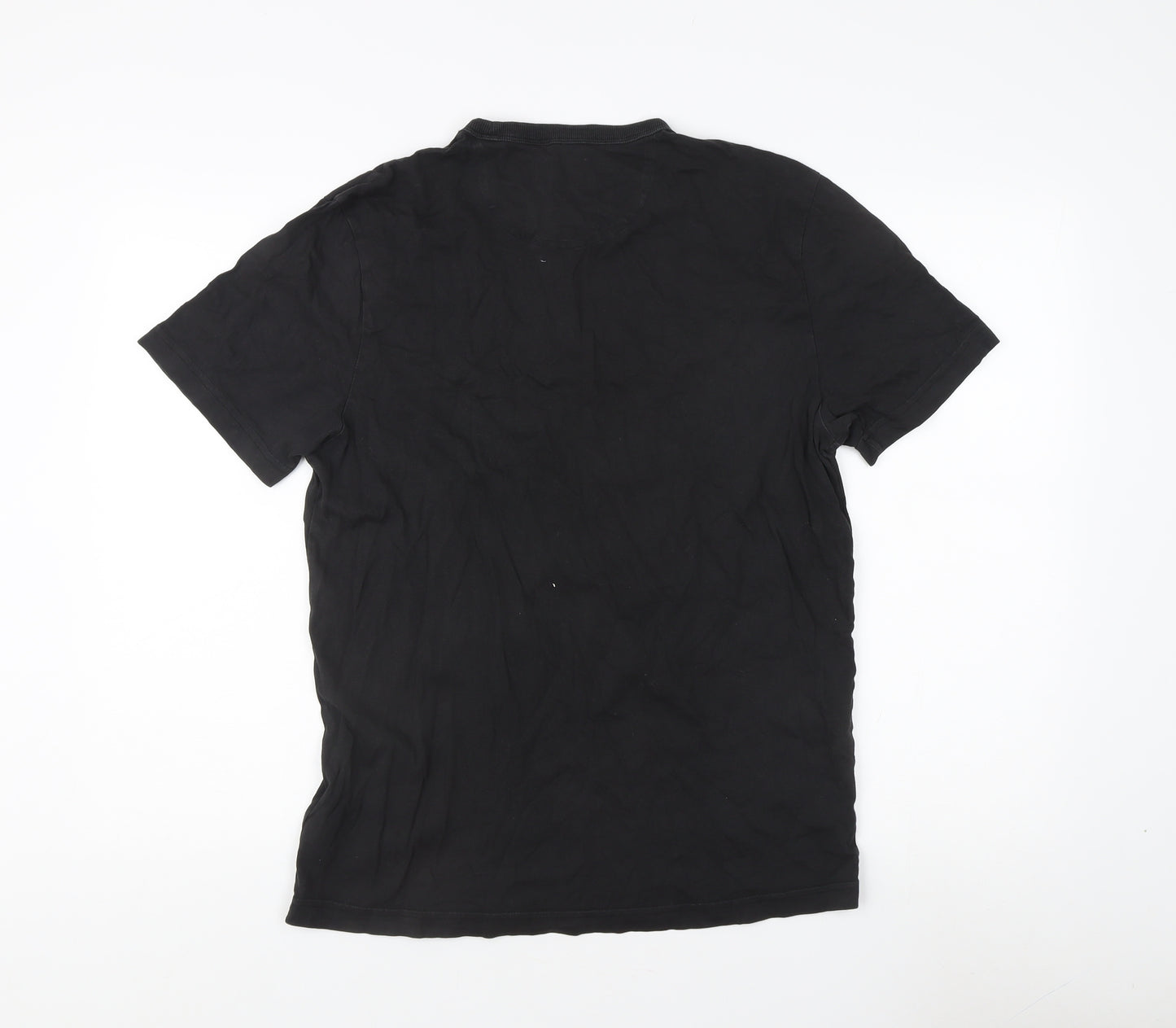 Farah Men's Black Organic Cotton T-Shirt L