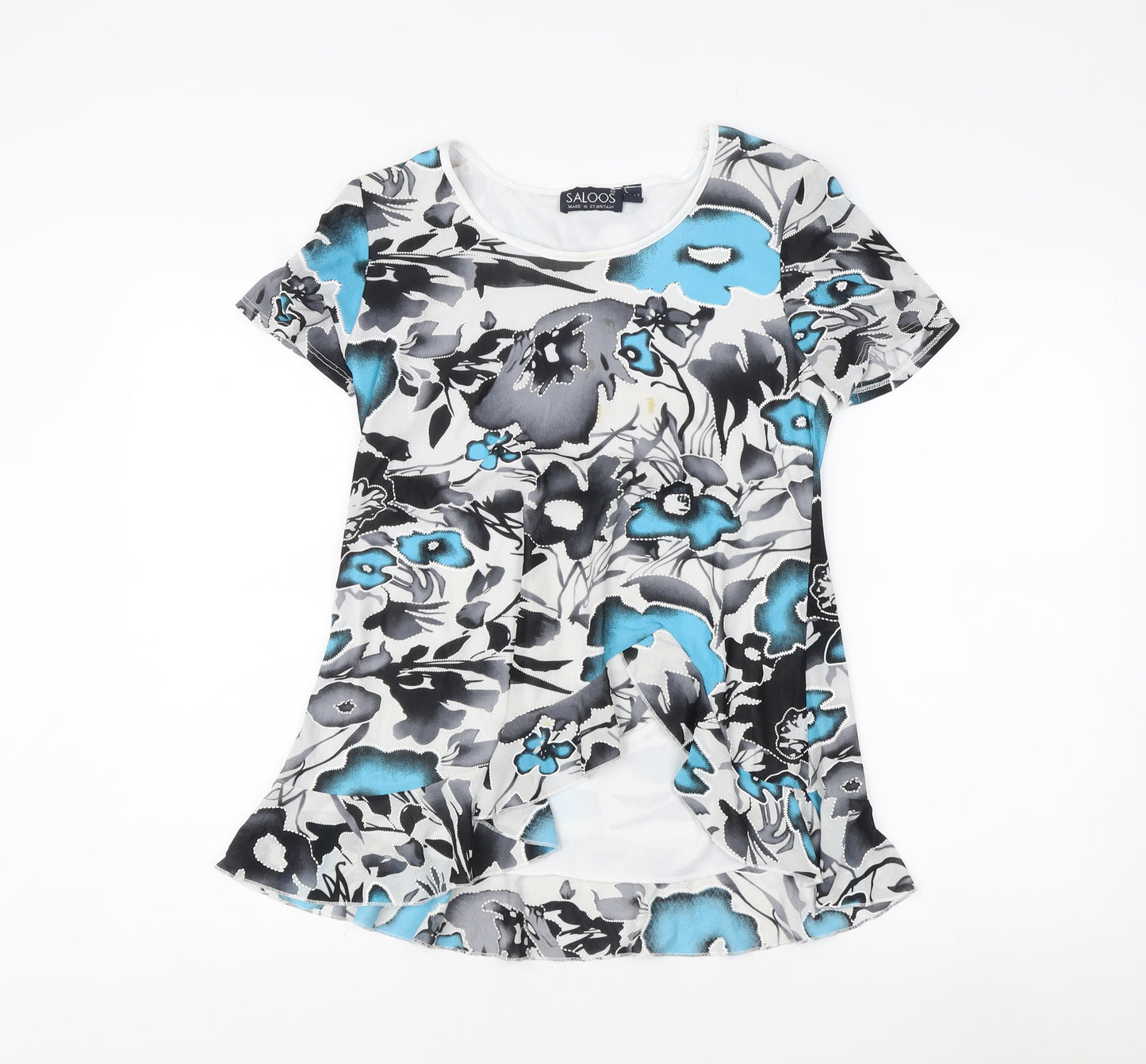 Saloos Women's Multicoloured Floral T-Shirt Size 12