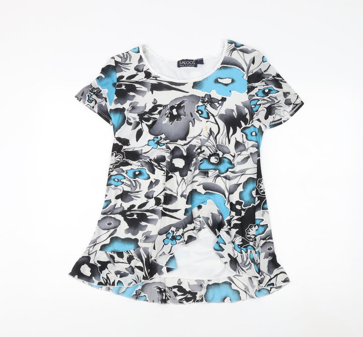 Saloos Women's Multicoloured Floral T-Shirt Size 12