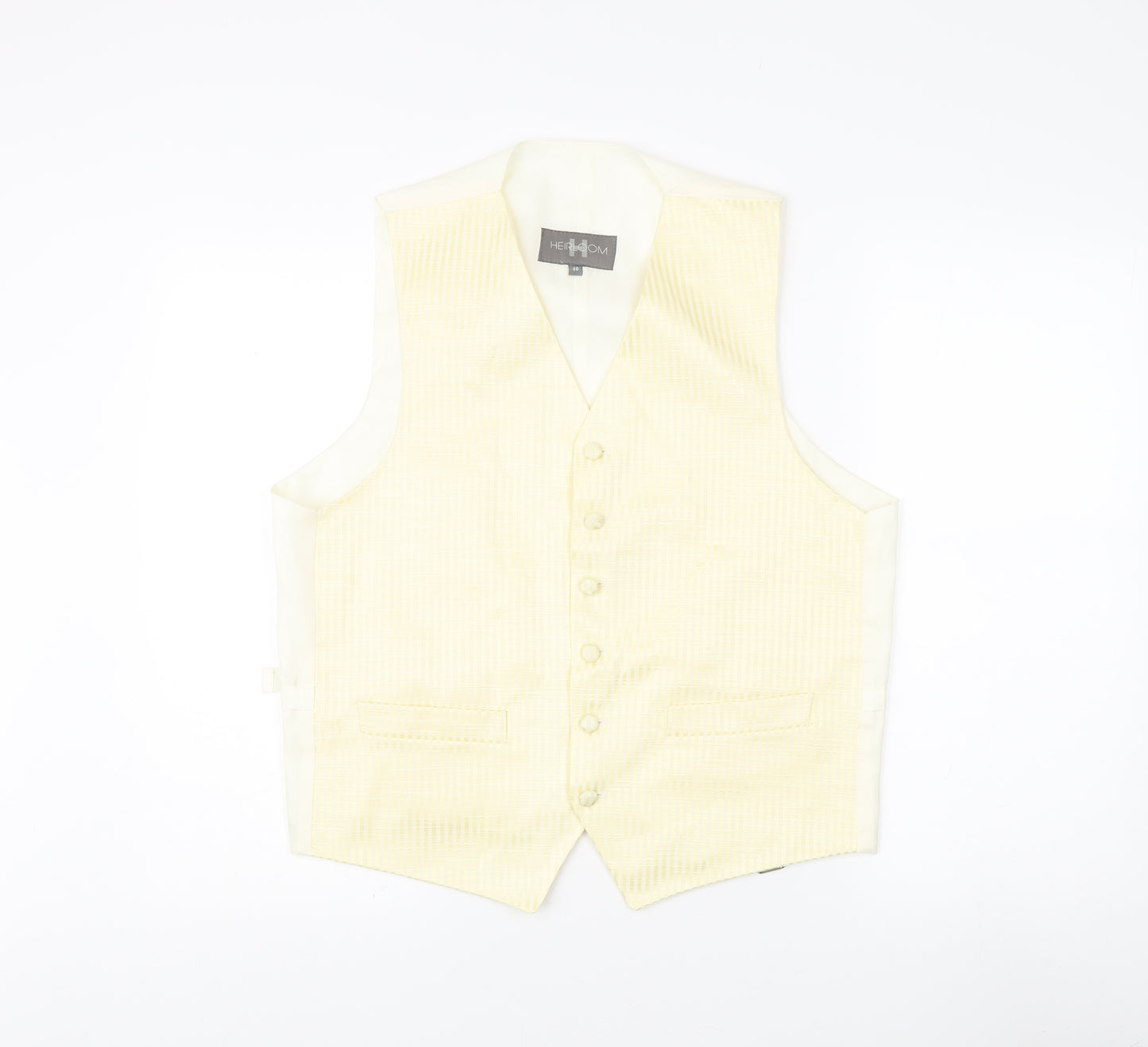 Heirloom Men's Ivory Suit Waistcoat Size 40 Formal