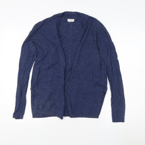 Fat Face Women's Blue Open Front Cardigan UK Size 10 Cotton