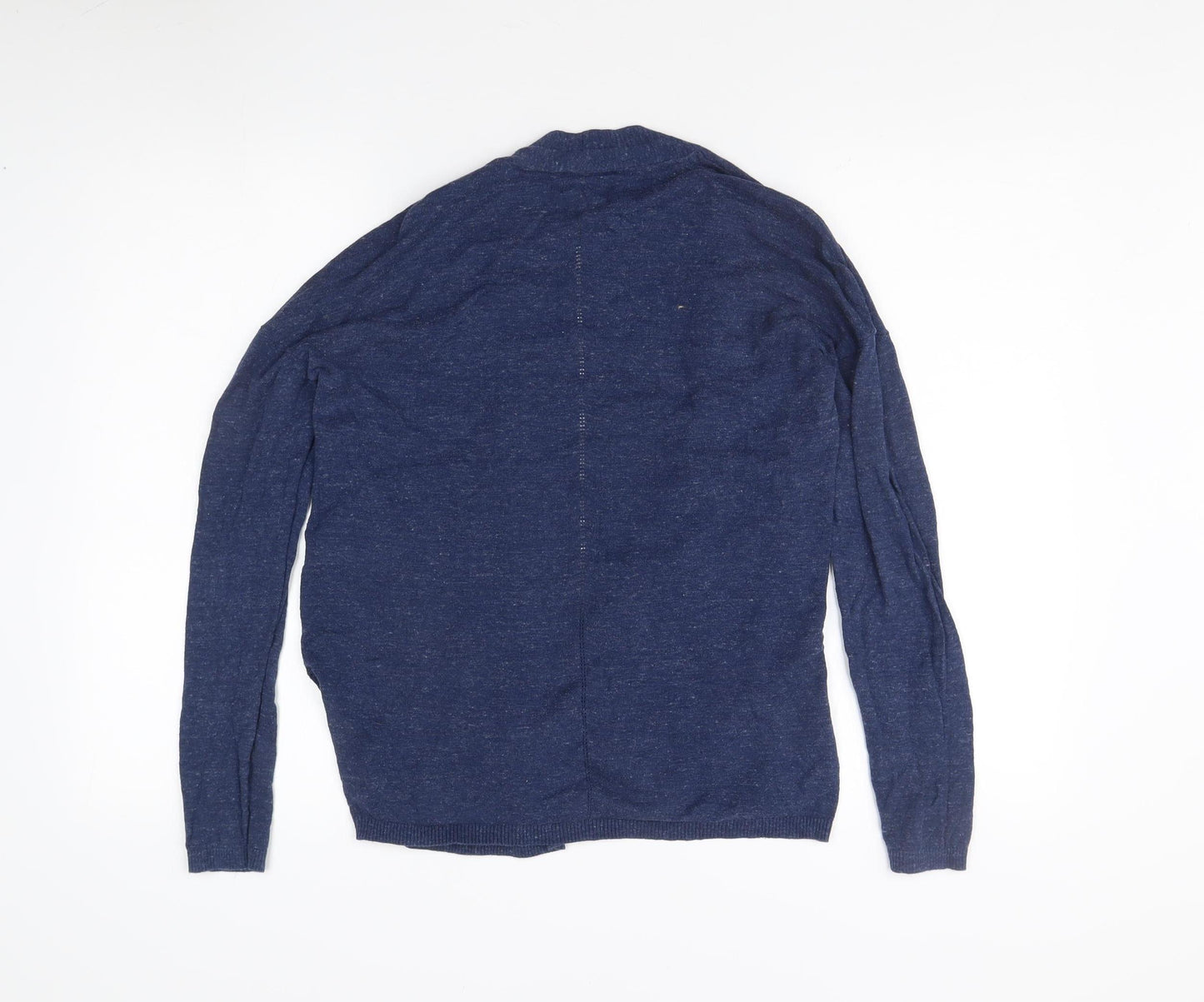 Fat Face Women's Blue Open Front Cardigan UK Size 10 Cotton