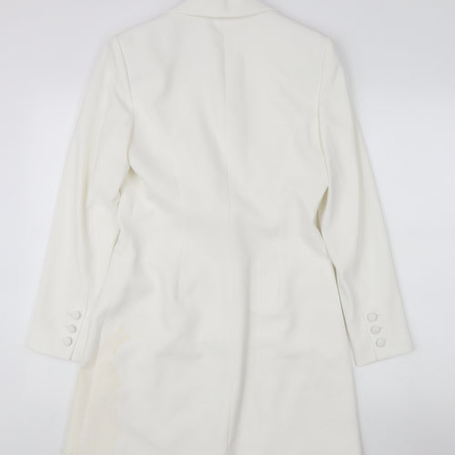 Alice + Olivia Women's White Tuxedo Suit Jacket Size 6