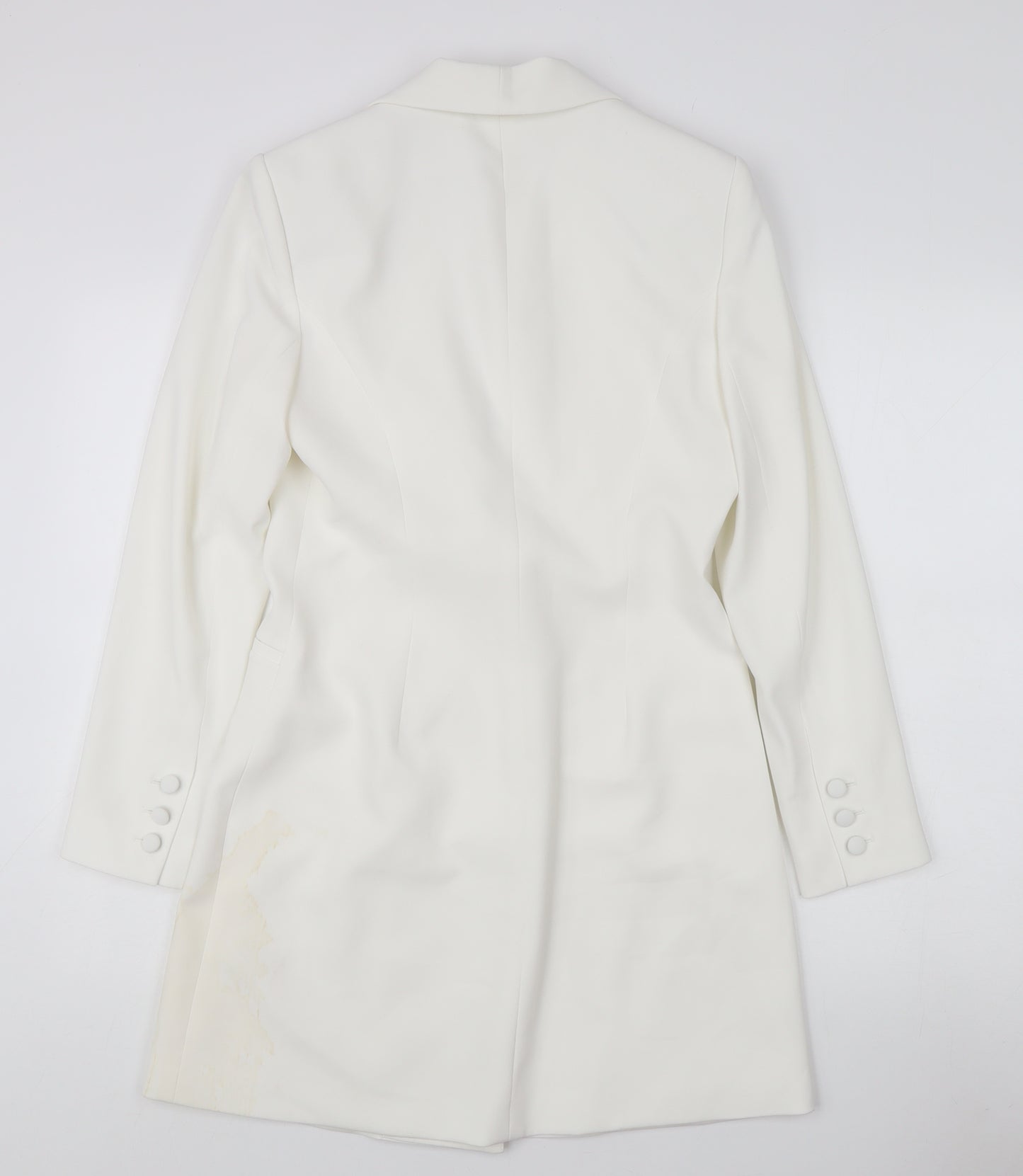 Alice + Olivia Women's White Tuxedo Suit Jacket Size 6
