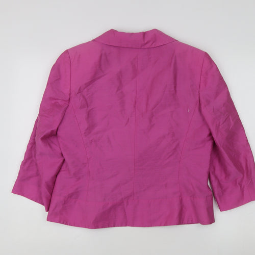 Alex & Co Women's Pink Blazer Size 14 Classic Fit