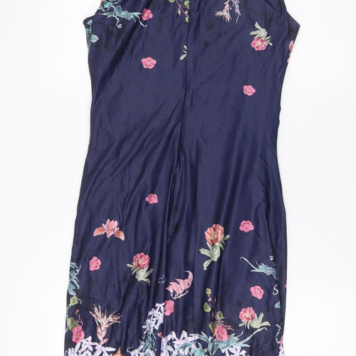 Yumi Women's 12 Multicoloured Floral Knit Dress