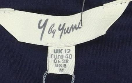 Yumi Women's 12 Multicoloured Floral Knit Dress
