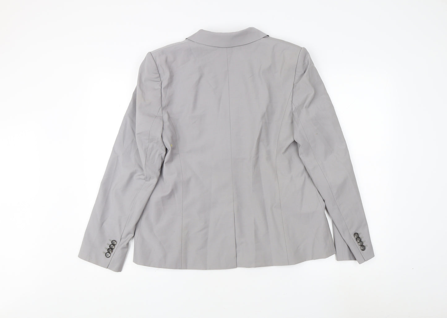 Ann Taylor Women's Grey Blazer Size 12P Petite