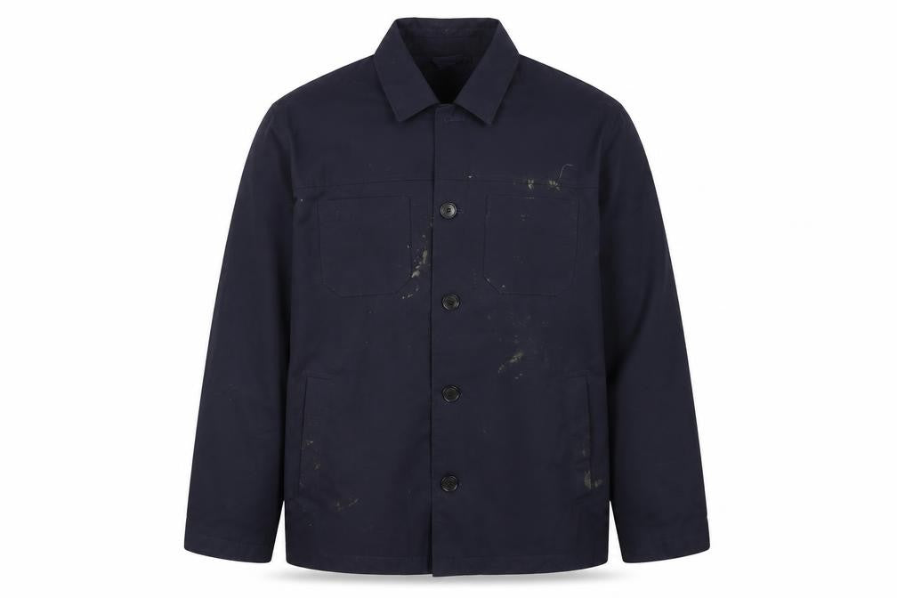 Front view of Wear London Men's Blue Casual Jacket XL