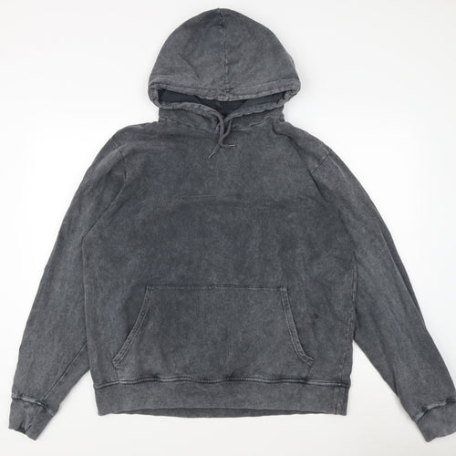 Fabric Grey Unisex Pullover Hoodie M