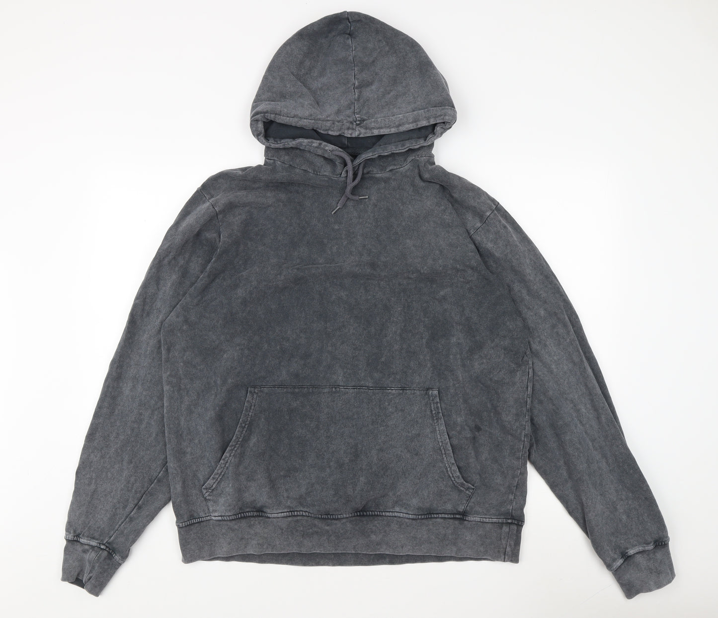 Fabric Grey Unisex Pullover Hoodie M
