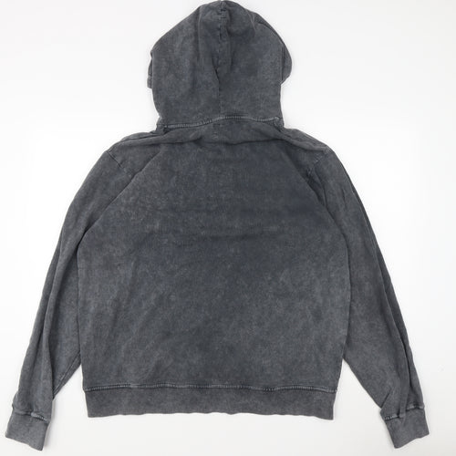 Fabric Grey Unisex Pullover Hoodie M