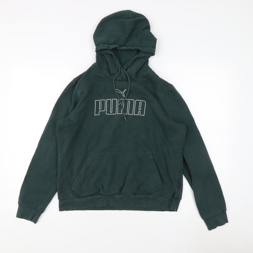 Puma Green Men's Hoodie - Size L Pullover