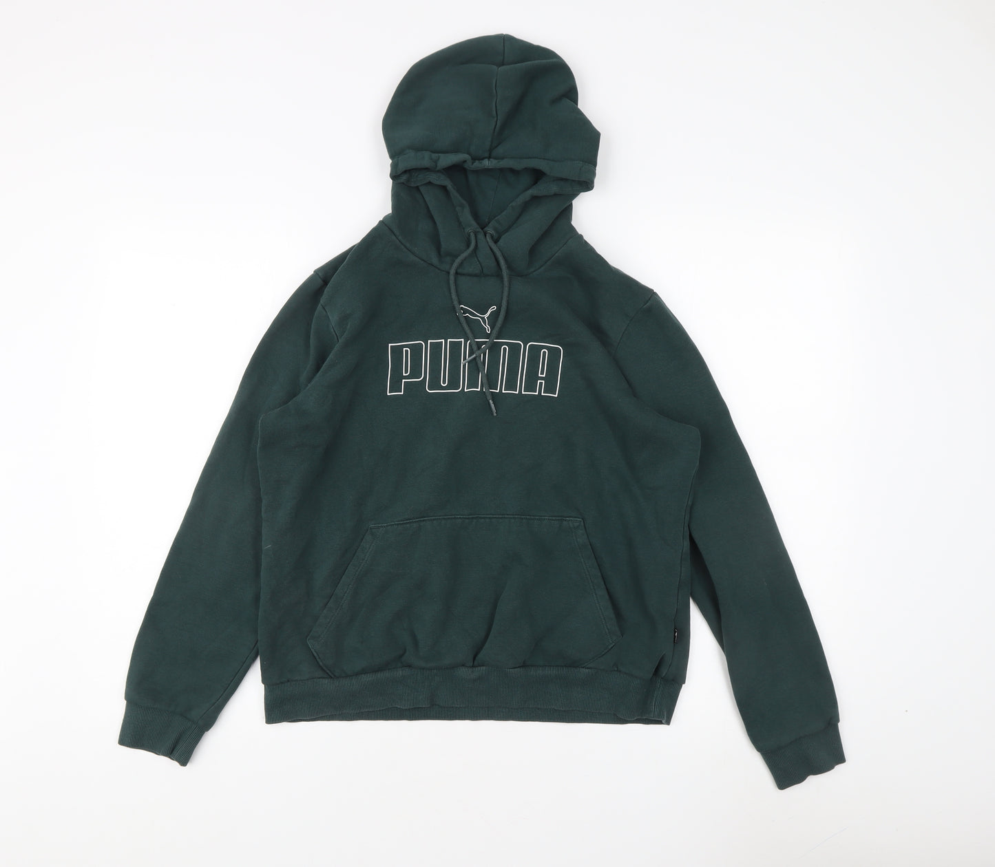 Puma Green Men's Hoodie - Size L Pullover