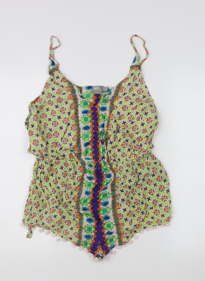 ASOS Women's Multicoloured Modal Playsuit Size M