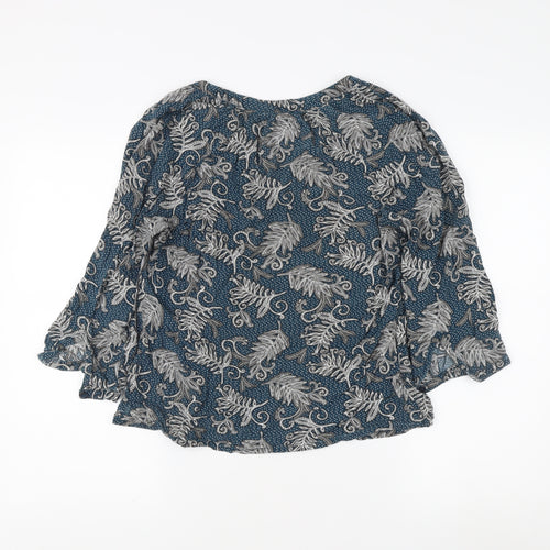 Maine New England Multicoloured Floral Blouse - Size 12