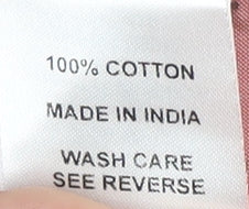 Lee Cooper Women's Pink Floral Blouse - Size L