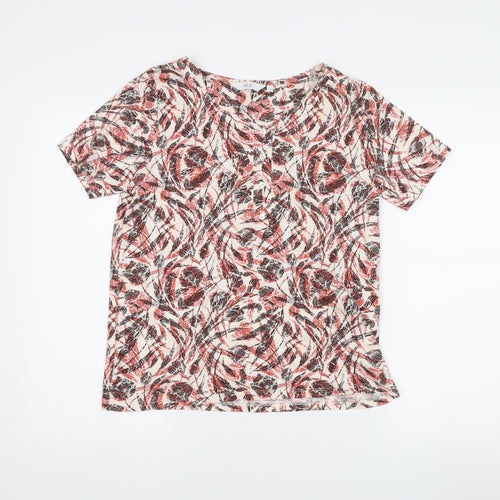 Isle Women's Multicoloured Floral T-Shirt - Size 10