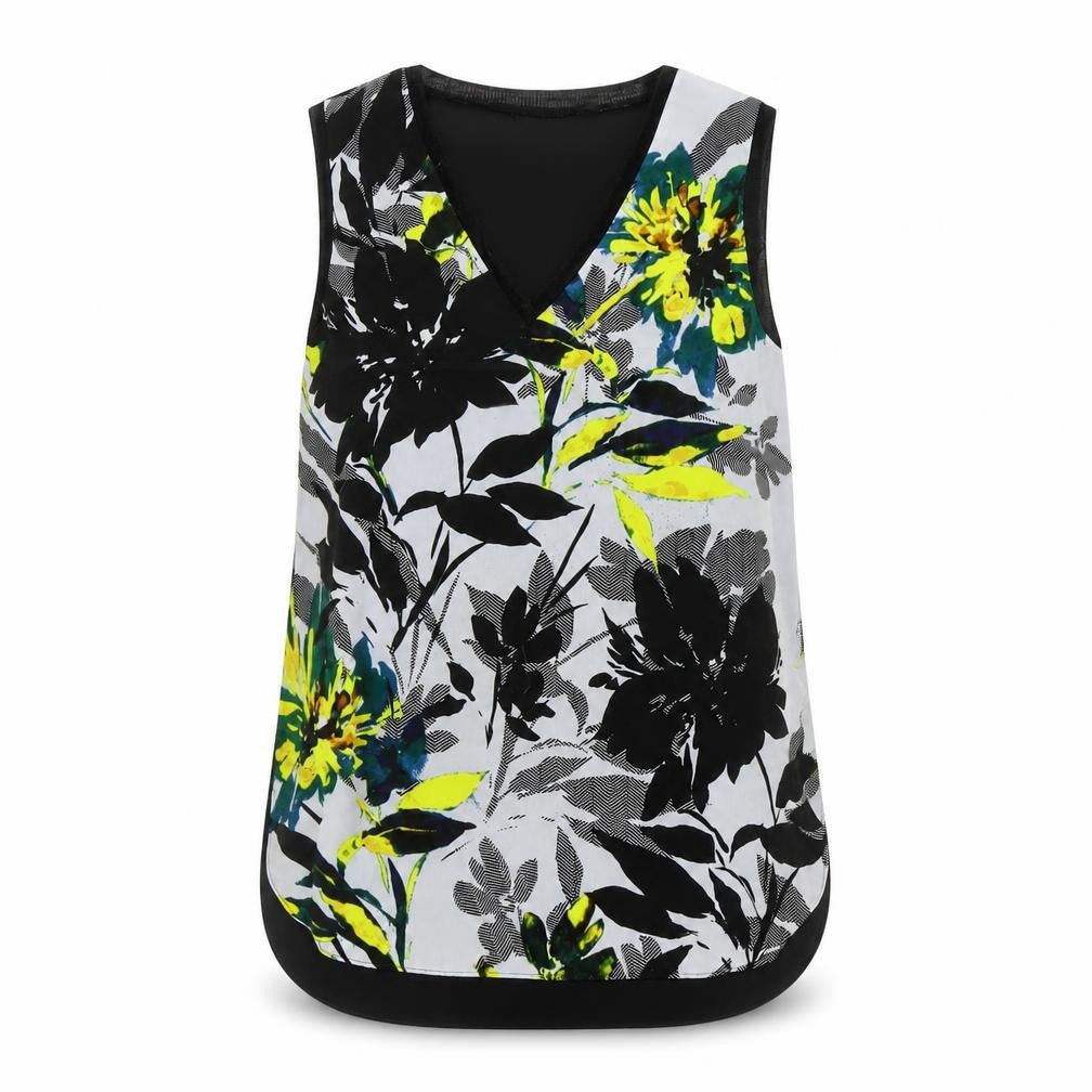 Front view of Warehouse Women's Multicoloured Tank Top UK 10