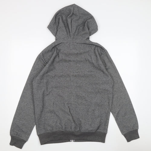 Alex Jones London Men's Grey Full Zip Hoodie, Size S