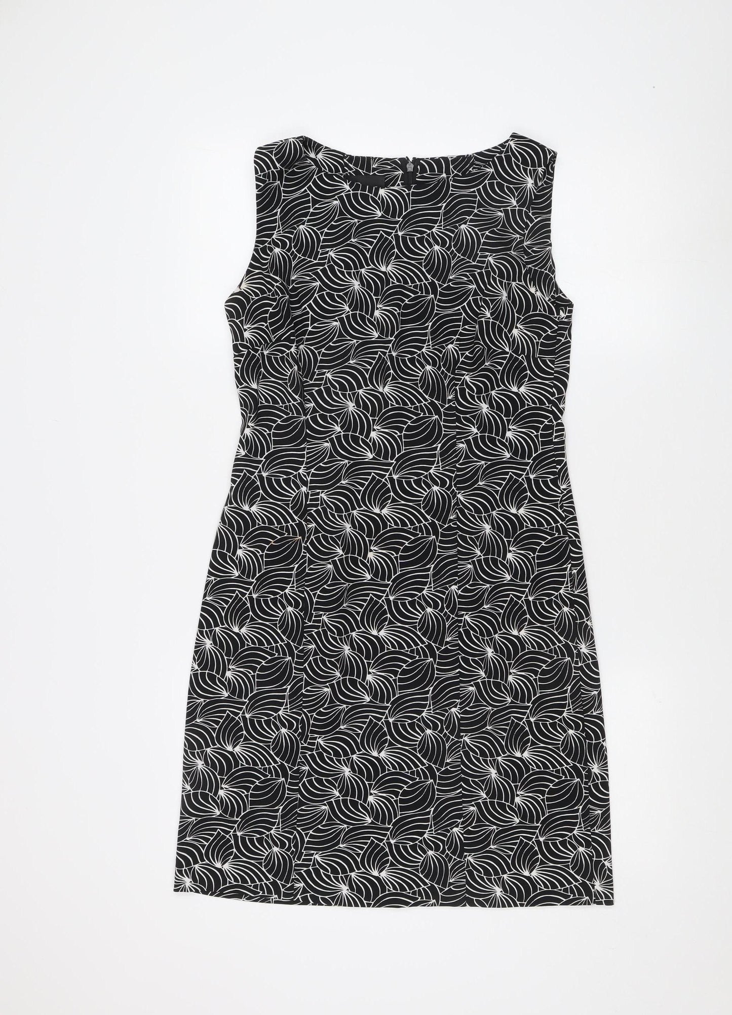 AB Studio Black Sheath Dress for Women Size 10