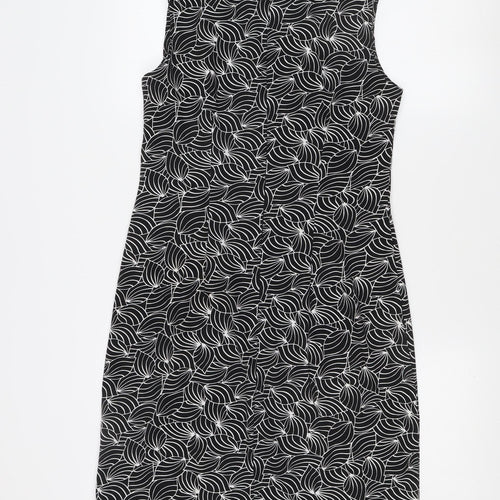 AB Studio Black Sheath Dress for Women Size 10