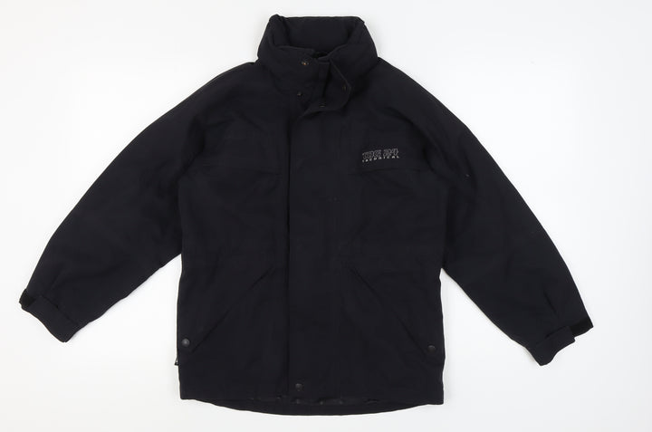 TOG 24 Boys Black Parka Jacket, Age 9-10, Winter Outdoor