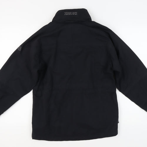 TOG 24 Boys Black Parka Jacket, Age 9-10, Winter Outdoor