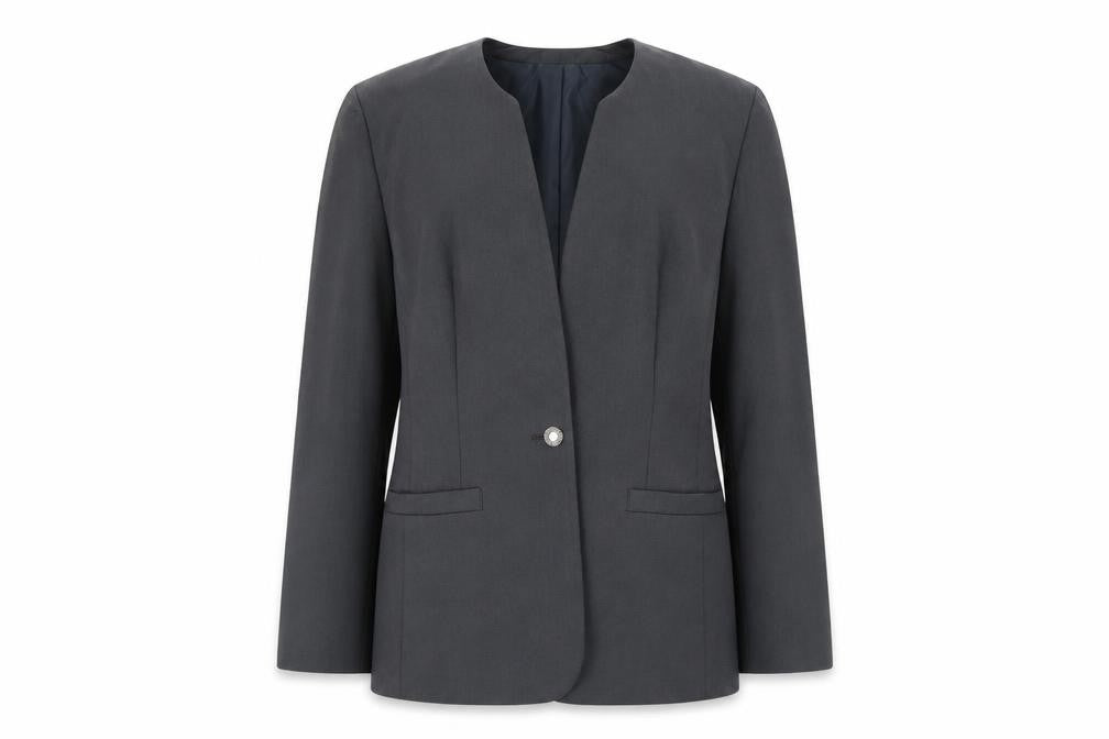 Alexon Black Wool Blazer Women Size 14 Business Casual
