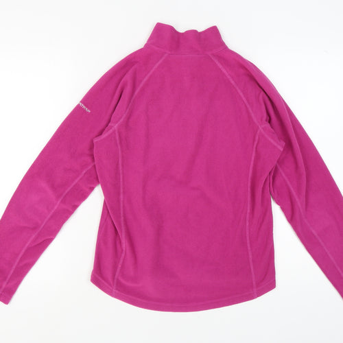 Trespass Women's Pink Fleece 1/4 Zip Sweatshirt M