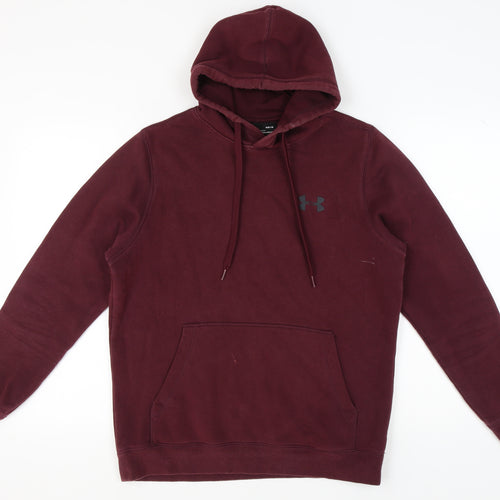Under Armour Men's Red Pullover Hoodie Size M