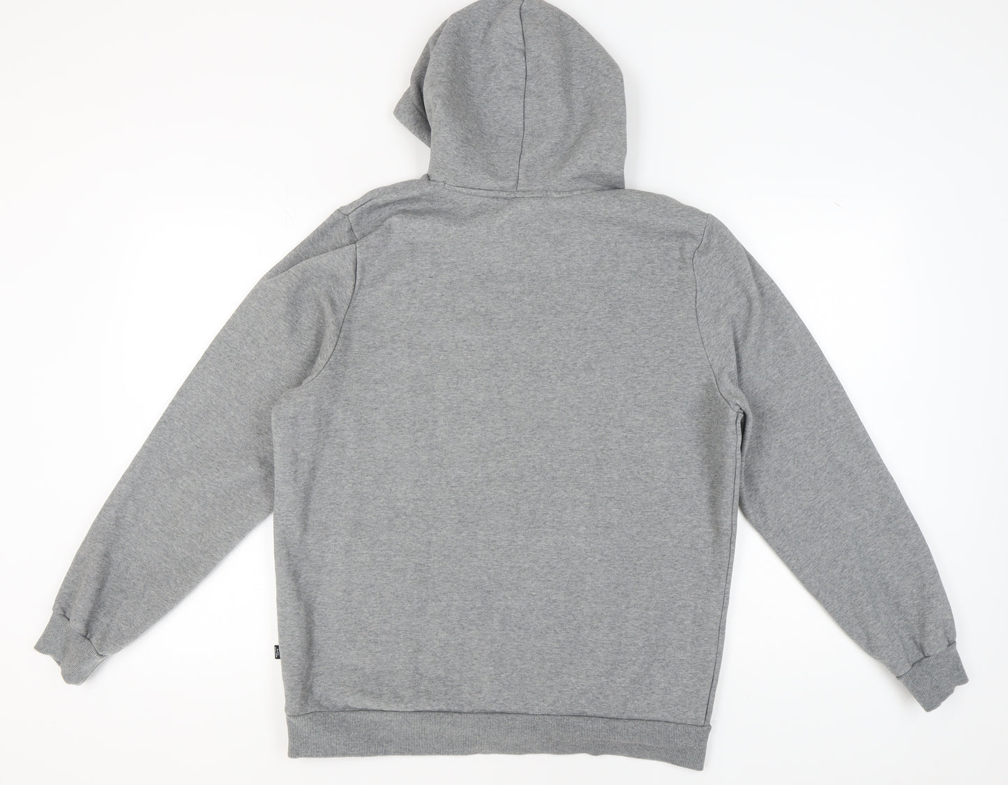 Puma Men’s Grey Hoodie L Pullover Logo