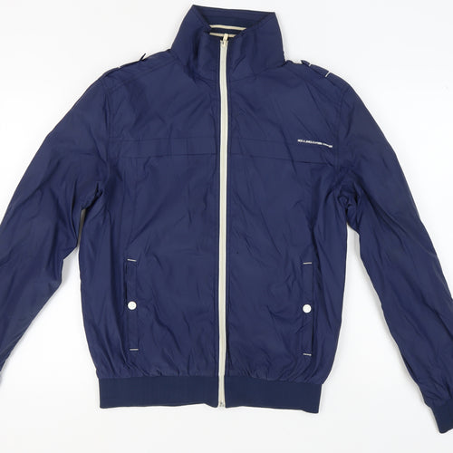 Jack & Jones Men's Blue Basic Jacket, Size L, Casual Style