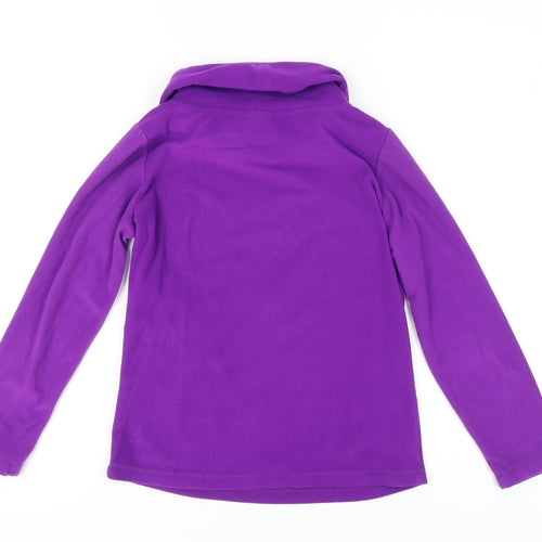 Gelert Women's Purple Cowl Neck Sweatshirt Size 8
