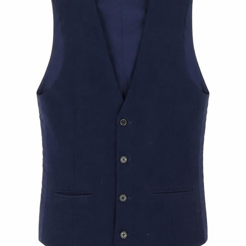 ONE SIX 5IVE Men’s Blue Slim Fit Waistcoat Size 34R