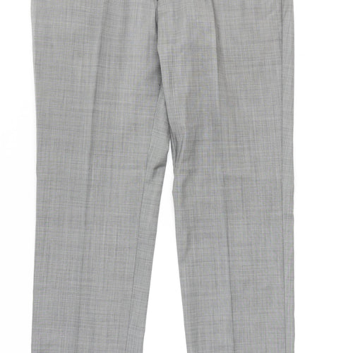 Jeff Banks Men's Grey Dress Pants 38in Waist Regular Fit
