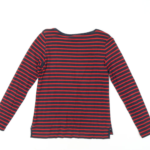 Tommy Hilfiger Women's Multicoloured Striped T-Shirt - S