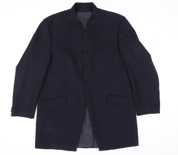 Tailor & Cutter Men's Blue Regular Fit Blazer 44R