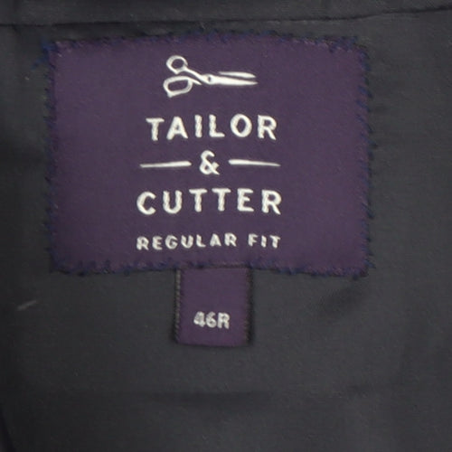 Tailor & Cutter Men's Blue Regular Fit Blazer 44R