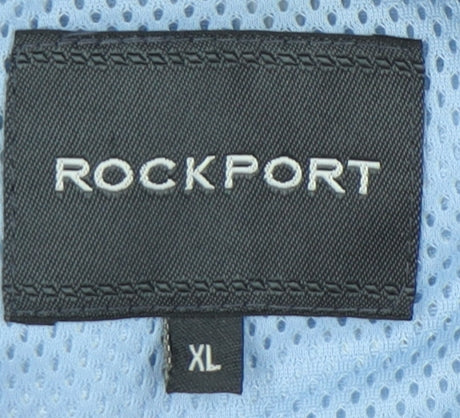 Rockport Men's Blue Bomber Jacket XL Waterproof