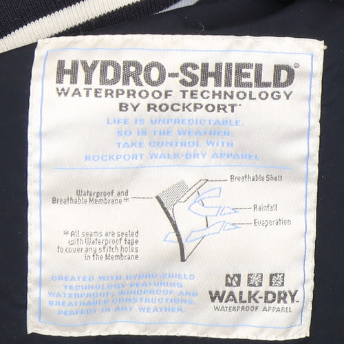 Rockport Men's Blue Bomber Jacket XL Waterproof
