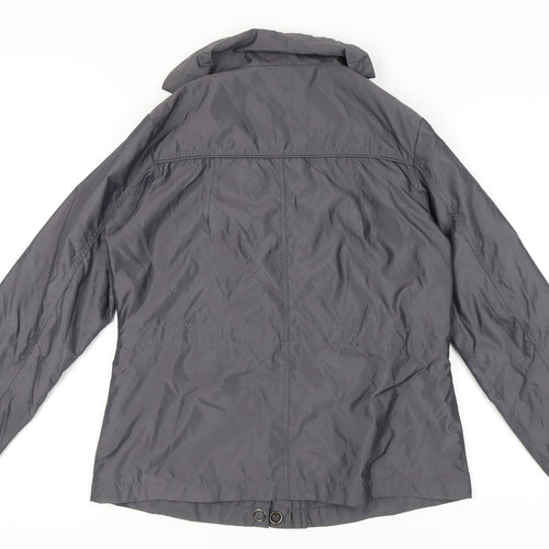 Debenhams Grey Parka Jacket Women Size 12 Hooded