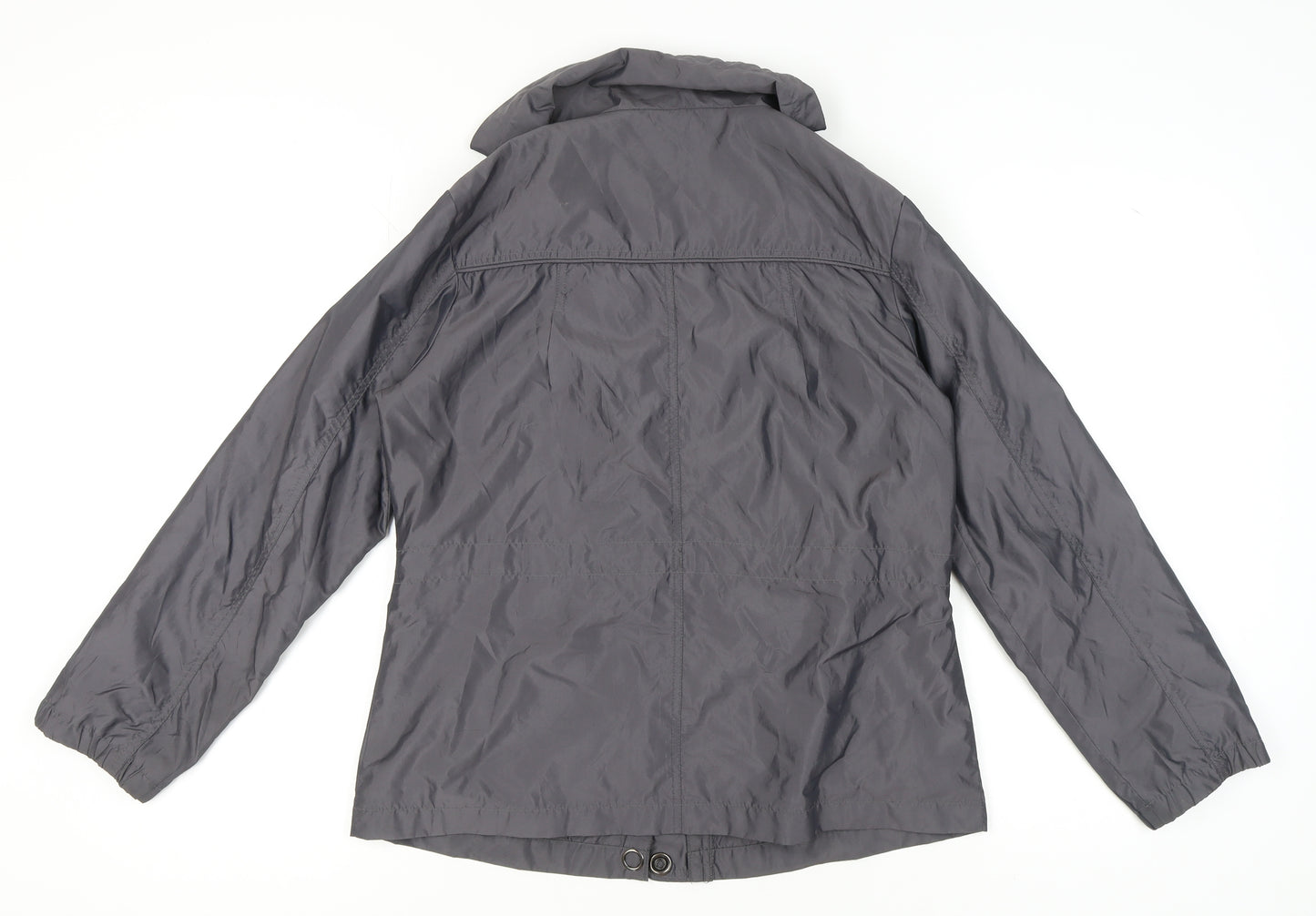 Debenhams Grey Parka Jacket Women Size 12 Hooded